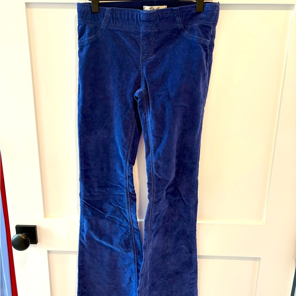 Free people pull on corduroys . Size 26 blue